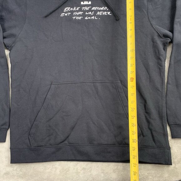 Nike Hoodie Mens XL LeBron James NBA Scoring Title Record Pullover Black Sweater - Picture 3 of 9
